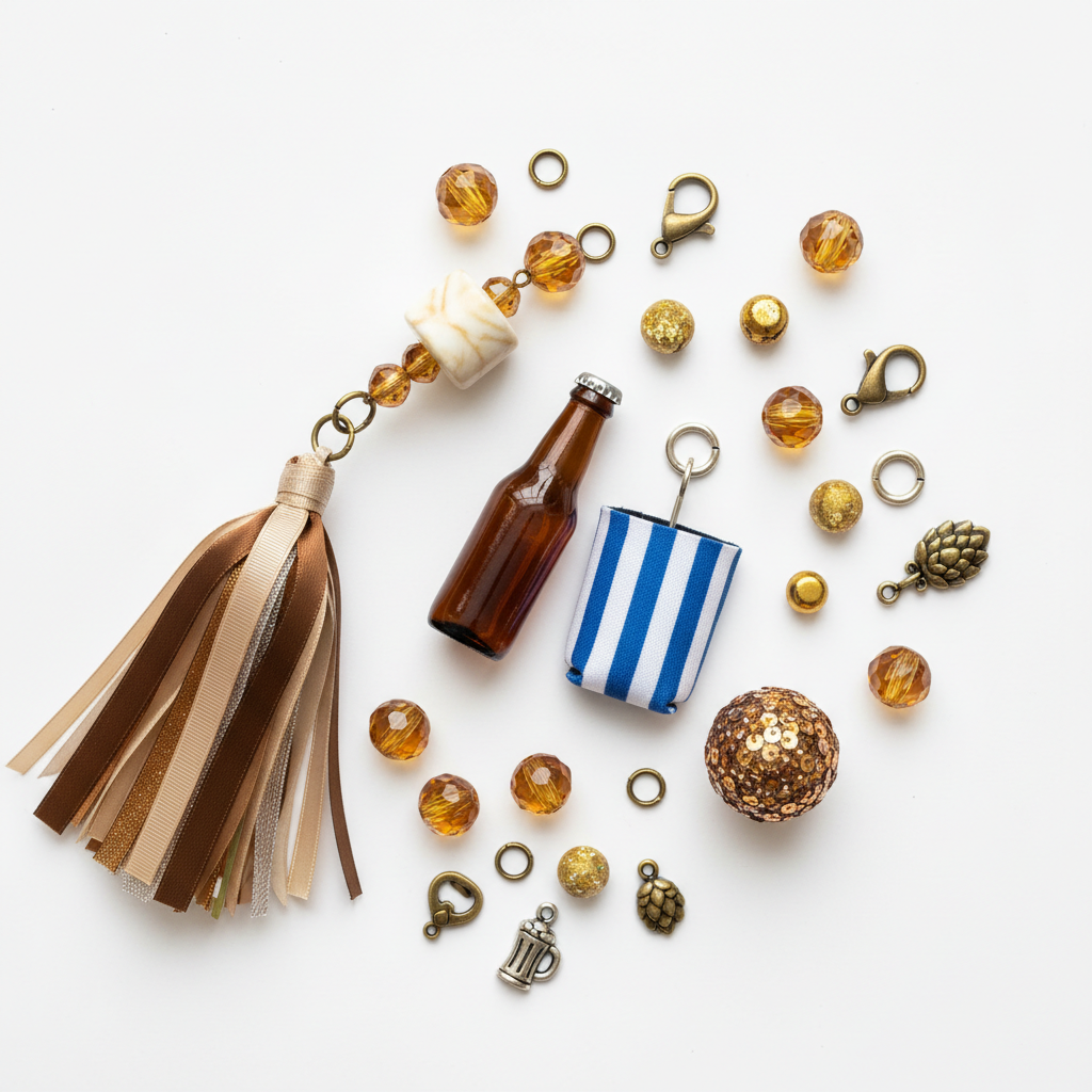Beer Bottle Bag Charm Kit