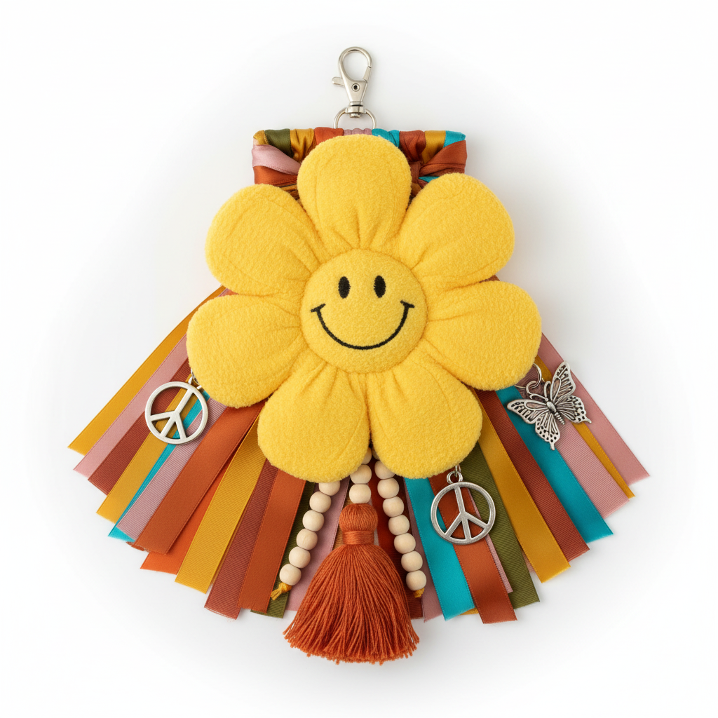 Flower Power - Smiley Face Retro
