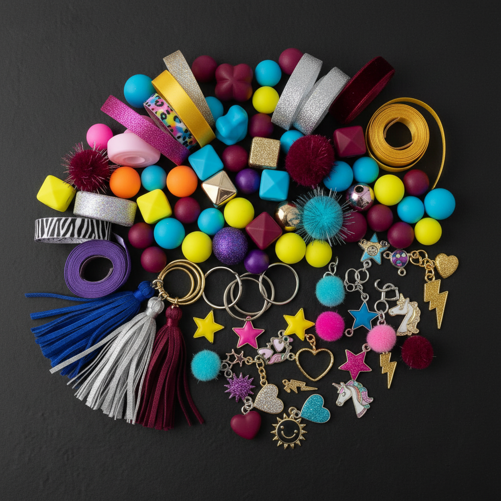 Keychain Kit Jewel Tones